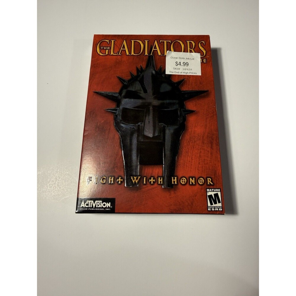 The Gladiators Fight with Honor Big Box PC Game 2002 Complete Activision